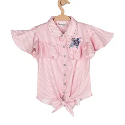 Peppermint Kids Pink Striped Top-picture-36
