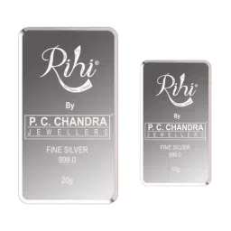 Rihi by P.C. Chandra Jewellers 999 Silver Bar Cum Coin (30 Grams)-image-94