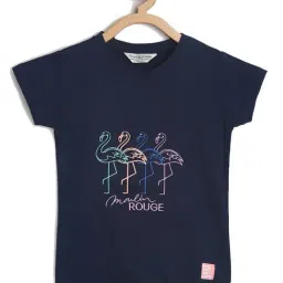 Tales & Stories Kids Navy Embroidered T-Shirt-picture-19