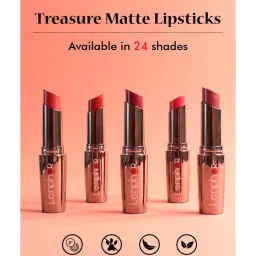 Lenphor Treasure Matte Lipstick Darkish Taupe 05 - 3 gm image 3