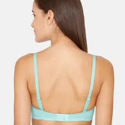 Rosaline by Zivame Blue Under-wired Padded T-Shirt Bra image 2