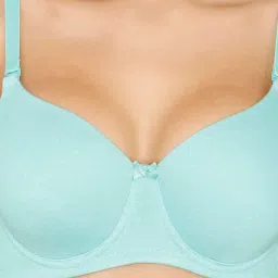Rosaline by Zivame Blue Under-wired Padded T-Shirt Bra image 4