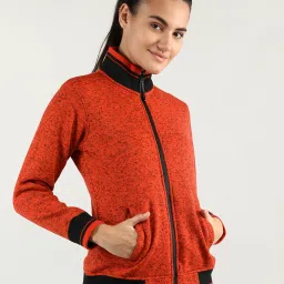 Chkokko Orange Printed Sweatshirt image 4