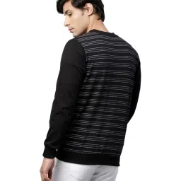 Rigo Black Regular Fit Striped Jacket image 2