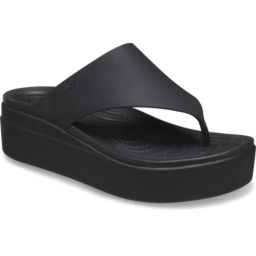 Crocs Brooklyn Women Black Flipflops-picture-4