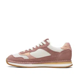 Clarks Women's CraftRun Tor Pink Sneakers image 3