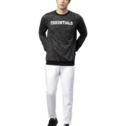 Rigo Black Regular Fit Printed Sweatshirt image 5
