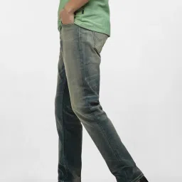 Jack & Jones Medium Blue Slim Fit Low Rise Jeans image 3