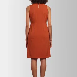 Fablestreet Rust Sleeveless Shift dress image 2