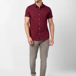 Spykar Bleach Olive Cotton Slim Fit Jeans image 5