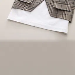 YK Boys Checked Shirt With Shorts image 4