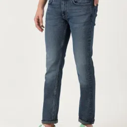 Lee Blue Cotton Slim Fit Jeans image 3