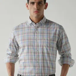 Reid & Taylor Multicolor Cotton Regular Fit Checks Shirt-picture-12