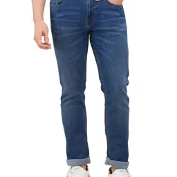 Being Human Blue Loose Fit Distressed Jeans-image-42