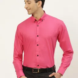 Sojanya Pink Cotton Regular Fit Shirt image 1