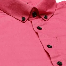Sojanya Pink Cotton Regular Fit Shirt image 4