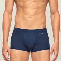 XYXX Black & Grey Mid Rise Solid Trunks (Pack of 3) image 4