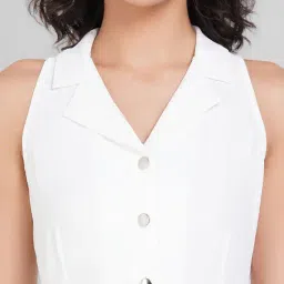 Annabelle By Pantaloons White Regular Fit Dress image 5