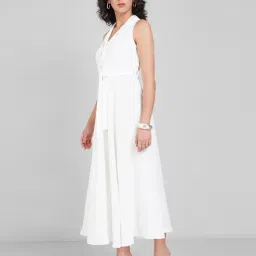 Annabelle By Pantaloons White Regular Fit Dress image 3