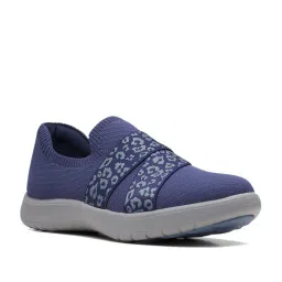 Clarks Women's Adella Stride Navy Walking Shoes image 2