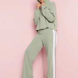 Lil Tomatoes Green Looper Regular Track Suit image 3