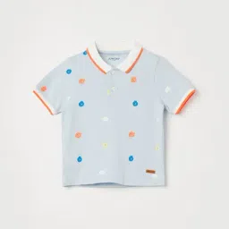 Juniors by Lifestyle Baby Boys Blue Polo T-Shirt-picture-14