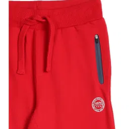 U.S. Polo Assn. Kids Red Solid Joggers image 3