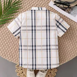 VANI COUTURE Boys Checked Casual Shirt image 2