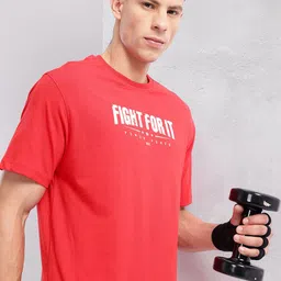HRX by Hrithik Roshan Men Typography Printed Training T-shirt-picture-23