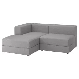 ikea jättebo 2,5-seat mod sofa w chaise longue, left/Tonerud grey image 1