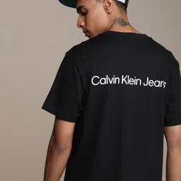 Calvin Klein Jeans Pure Cotton Brand Logo Printed T-shirt-picture-57