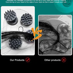 KINDRED 3-Speed Head Kneading Rechargeable Electric Scalp Massager image 5