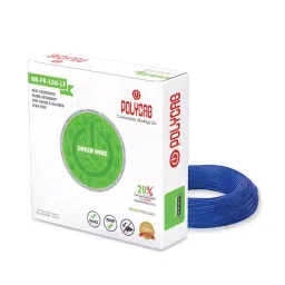 Polycab 10 Sq.mm 1 Core HR-FRLS-H-LF Green Wire Blue (200 m)-image-81