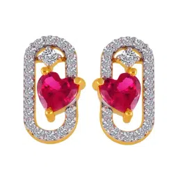 P.C. Chandra Jewellers 14 kt Gold Earrings-picture-18