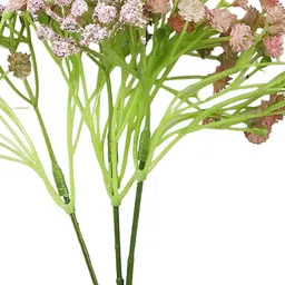 TAYHAA Pink & Green 2 Pieces Gypsophilia Babys Breath Artificial Flower image 2