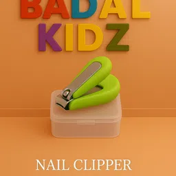 Badal Kidz Baby Nail Clipper with Safety Box - Gentle & Easy Grooming for Newborns and Kids- Green-image-61