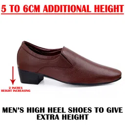 Bxxy Men Round Toe Leather Formal Slip-On Shoes image 5