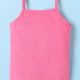 Babyhug 100% Cotton Antibacterial Slips With Hearts & Bunny Print Pack Of 3 - Pink Yellow & White image 5