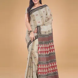Rani Saahiba Floral Pure Cotton Saree-picture-10