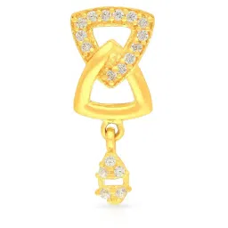 Malabar Gold and Diamonds 22k Yellow Gold Floral Earrings for Women image 2