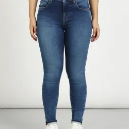 Lee Blue Skinny Fit High Rise Jeans-picture-39