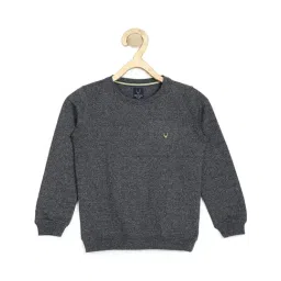 Allen Solly Junior Grey Textured Sweatshirt-picture-36