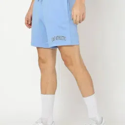 GAP Blue Regular Fit Embroidered Shorts image 3