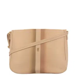 Baggit Beige Solid Medium Sling Handbag-picture-14