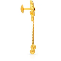 Malabar Gold and Diamonds 22k Yellow Gold Earrings for Women image 4