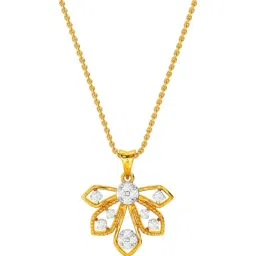 Kisna Diamond & Gold Jewellery 18k Kara Pendant-picture-17