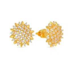 Malabar Gold and Diamonds 22k Yellow Gold Earrings for Women image 1