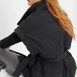 GAP Black Solid Jacket image 2