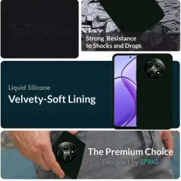 Sprig Back Cover for Realme 12X 5G (Green) image 2