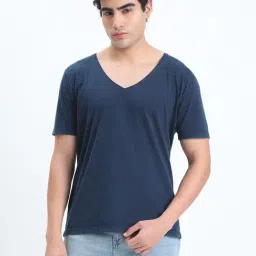 SHOWOFFFF Blue Cotton Regular Fit T-Shirt-picture-27